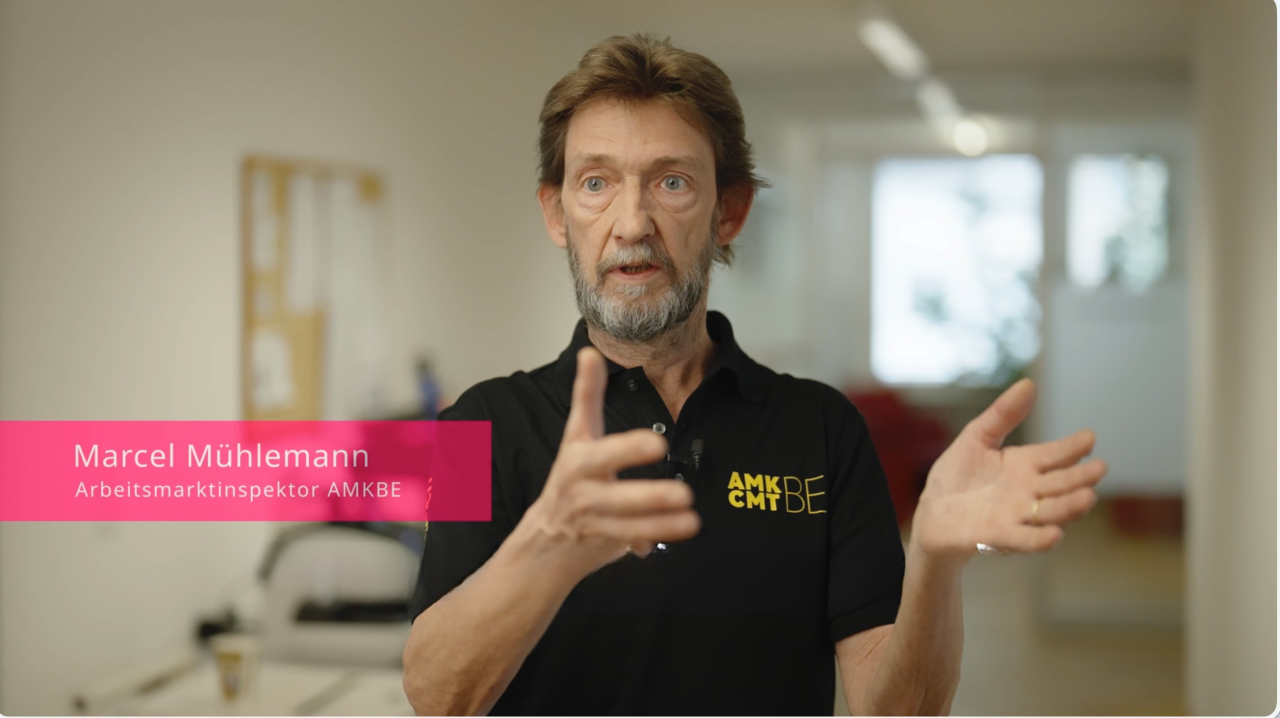 Marcel Mühlemann, Arbeitsmarktinspektor, AMKBE.